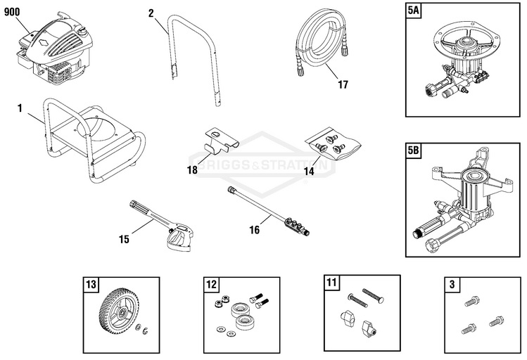 BRUTE 020450-00 Power washer parts